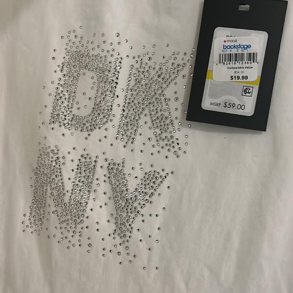 White DKNY dress